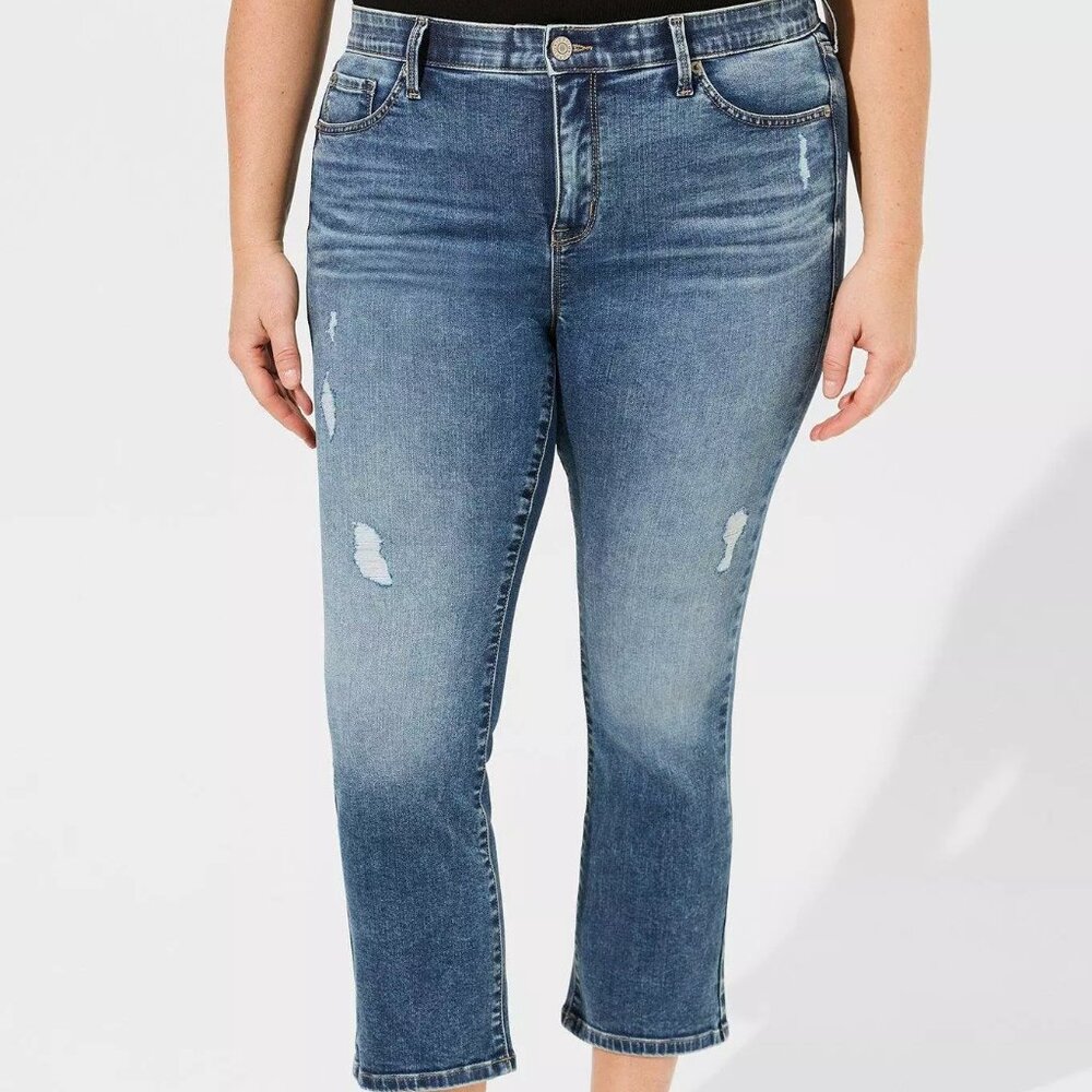 Torrid Sky High Kick Boot Super Soft High-Rise Jean 24 s petite / 24 regular NEW